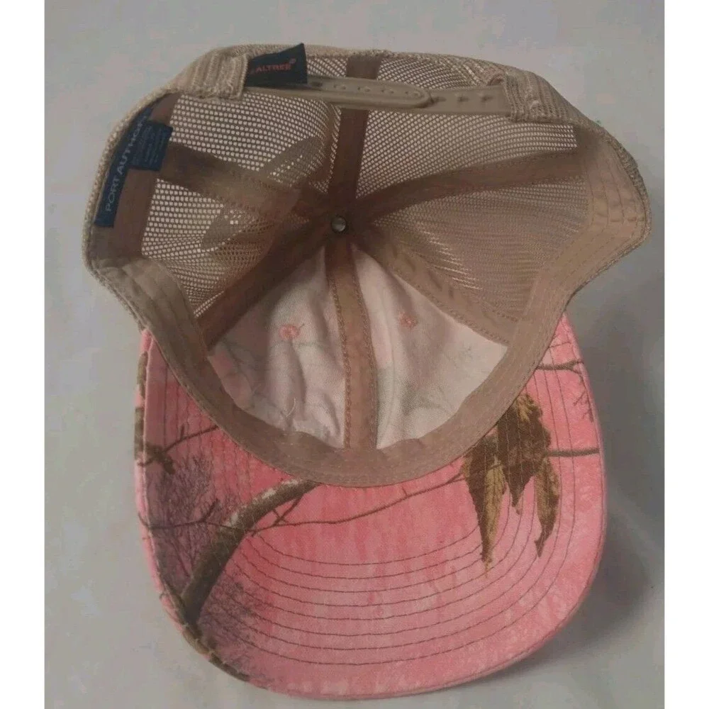 EATON Power RealTree Pink Camouflage Adjustable Snapback  Mesh Back Hat/Cap-NEW!